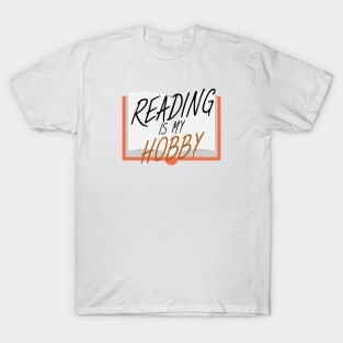Bookworm reading is my hobby T-Shirt